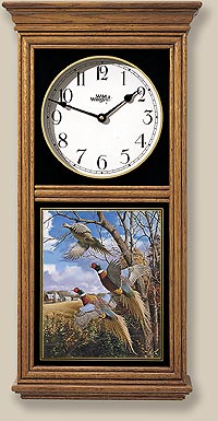 Pheasant II Clock